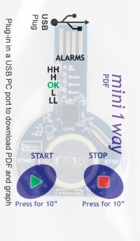 Datalogger monouso XS mini 1 trip